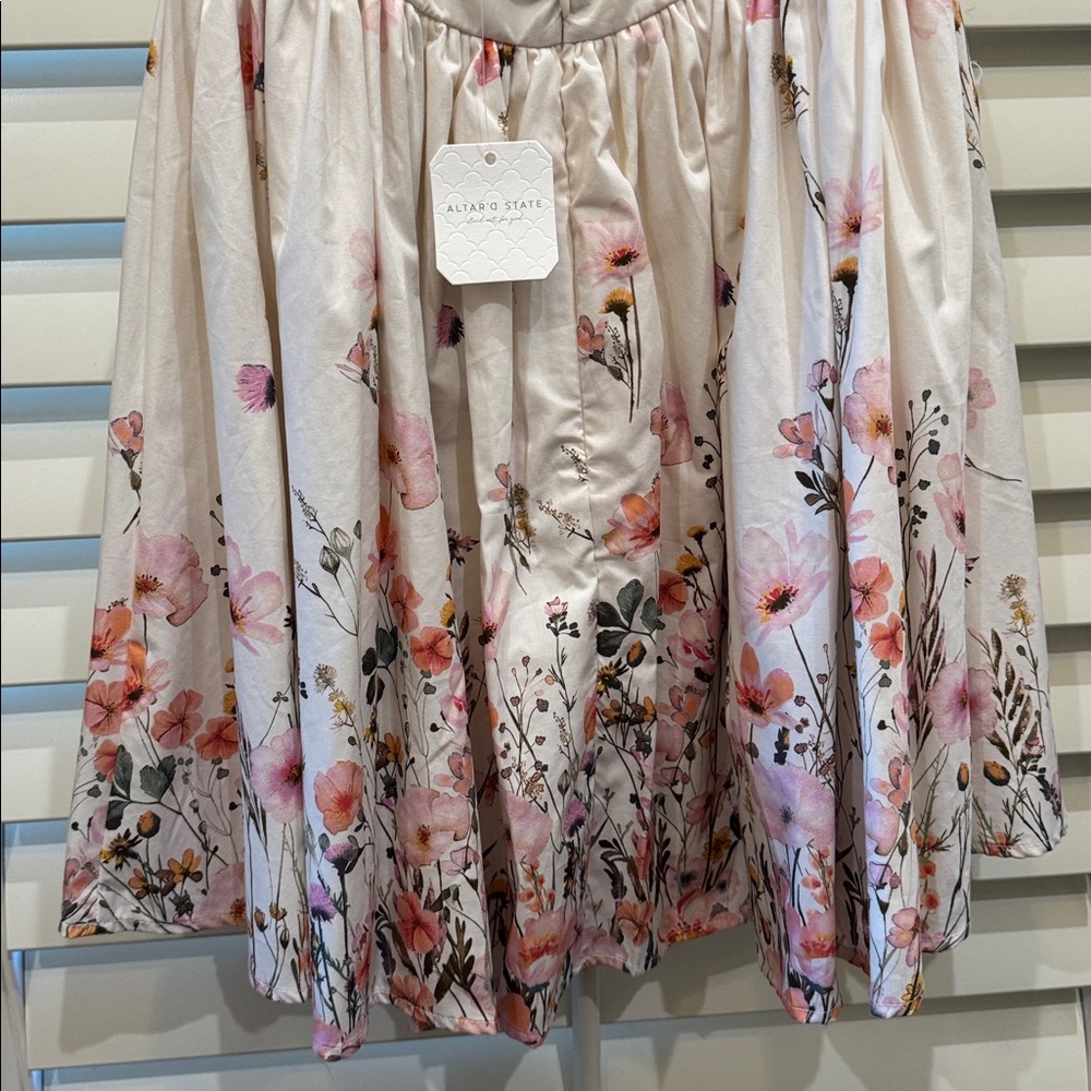 Altar'd State Floral Halter Mini Dress - Picture 8 of 9